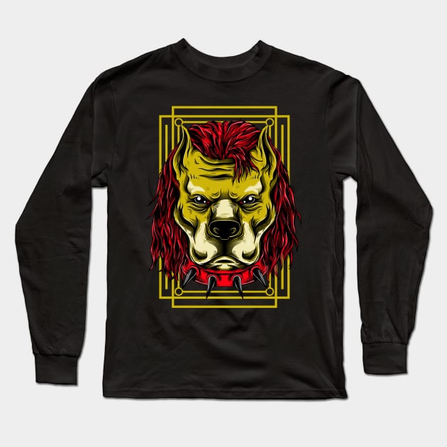 Wild Dog Long Sleeve T-Shirt by Aim For The Face